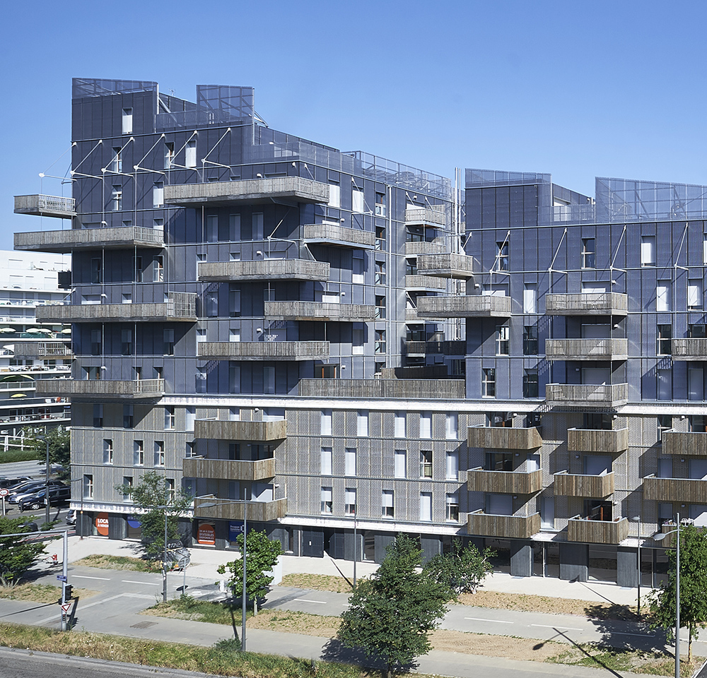 Bâtiment résidentiel à Strasbourg en menuiserie Bieber